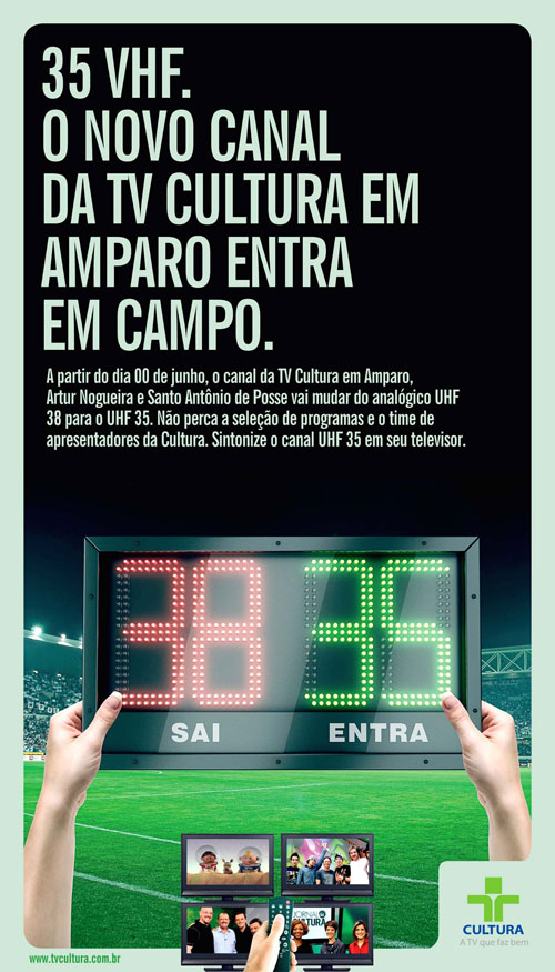 Anúncio TV Cultura