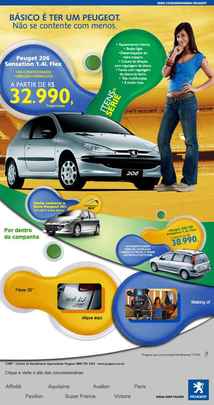 Anúncio Peugeot
