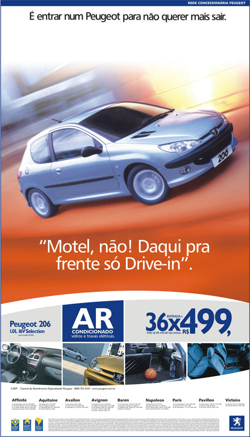 Anúncio Peugeot