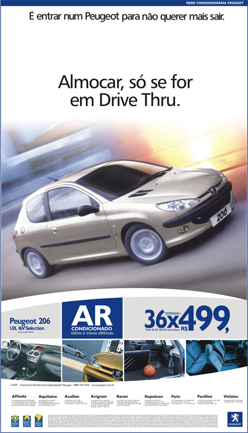Anúncio Peugeot