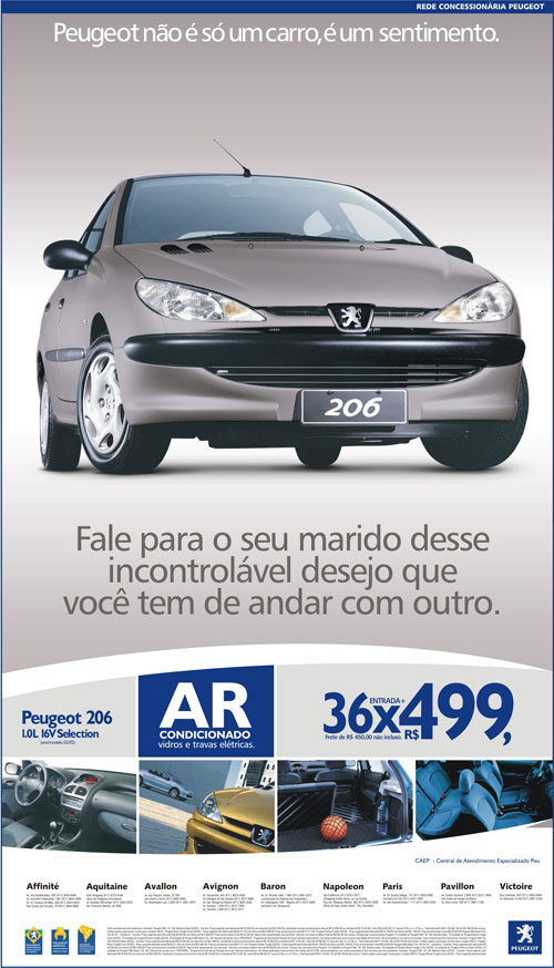Anúncio Peugeot